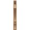 Ekena Millwork 6-in W x 34-in D x 46-in H Balboa Slat Rough Cedar Woodgrain TimberThane Outlooker, Primed Tan OUTUR060X34X46BOA24RCPR - alternate 4